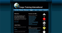 Desktop Screenshot of cargotraining.com