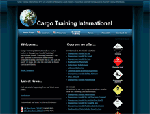 Tablet Screenshot of cargotraining.com